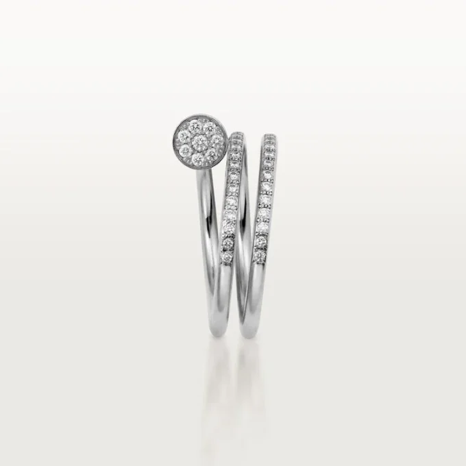 Juste Un Clou Ring – White Gold, Diamonds – Cartier Juste Un Clou Ring – White Gold, Diamonds – Cartier