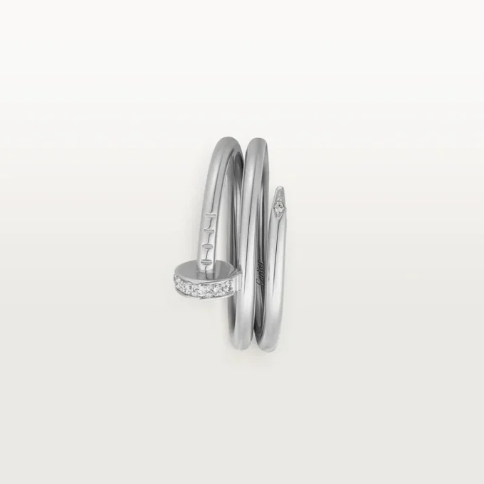 Juste Un Clou Ring – White Gold, Diamonds – Cartier Juste Un Clou Ring – White Gold, Diamonds – Cartier