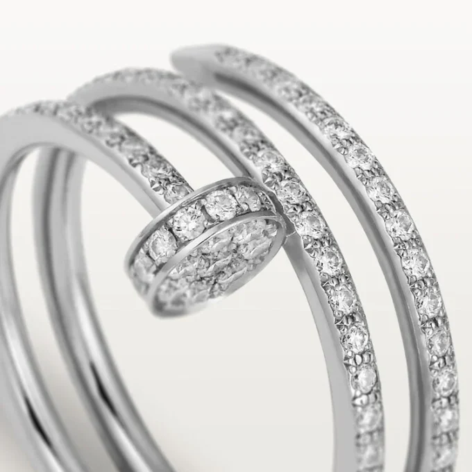 Juste Un Clou Ring – White Gold, Diamonds – Cartier Juste Un Clou Ring – White Gold, Diamonds – Cartier