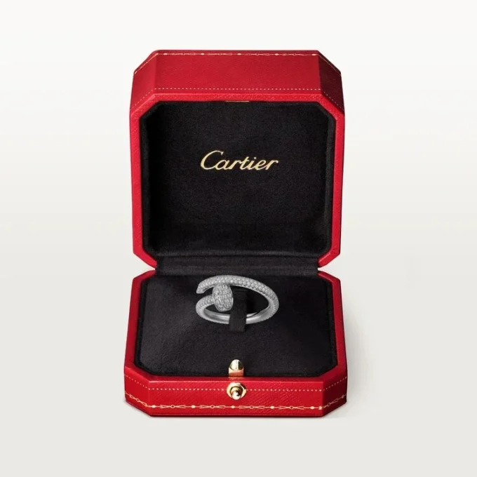 Juste Un Clou Ring – White Gold, Diamonds – Cartier Juste Un Clou Ring – White Gold, Diamonds – Cartier