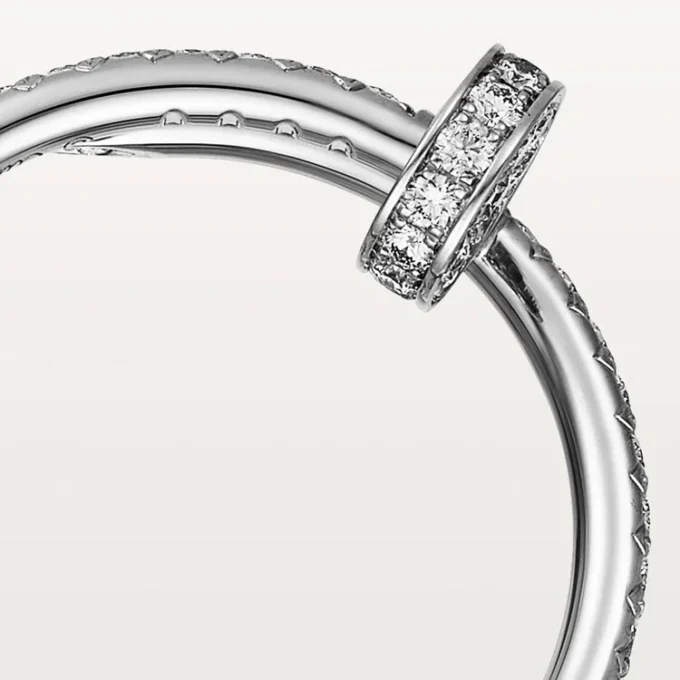 Juste Un Clou Ring – White Gold, Diamonds – Cartier Juste Un Clou Ring – White Gold, Diamonds – Cartier