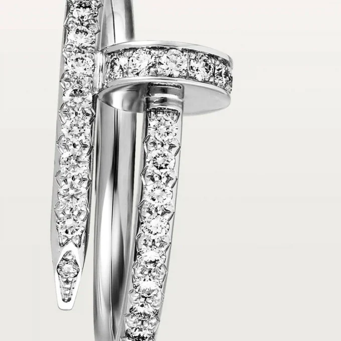Juste Un Clou Ring – White Gold, Diamonds – Cartier Juste Un Clou Ring – White Gold, Diamonds – Cartier