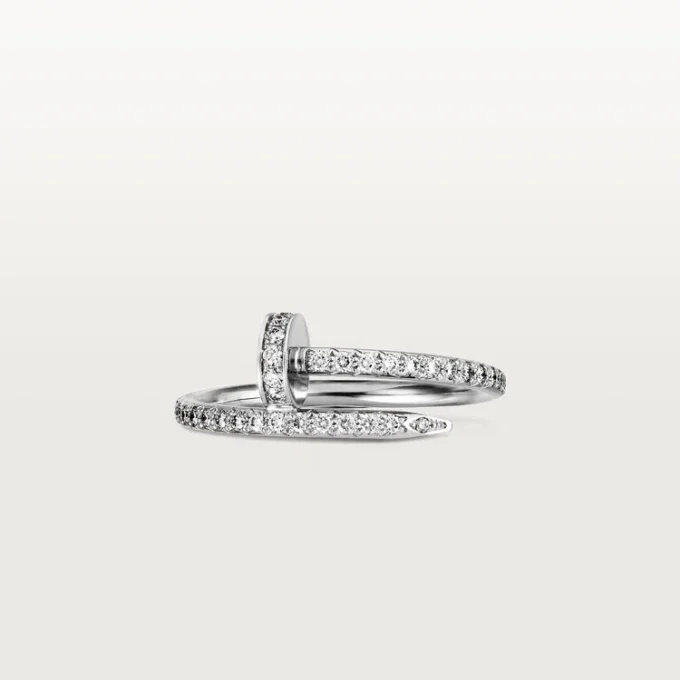 Juste Un Clou Ring – White Gold, Diamonds – Cartier Juste Un Clou Ring – White Gold, Diamonds – Cartier