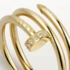 Juste Un Clou Ring – Yellow Gold, Diamonds – Cartier Juste Un Clou Ring – Yellow Gold, Diamonds – Cartier