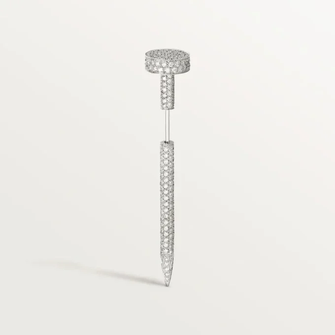 Juste Un Clou Tie Pin – White Gold and Diamonds – Cartier