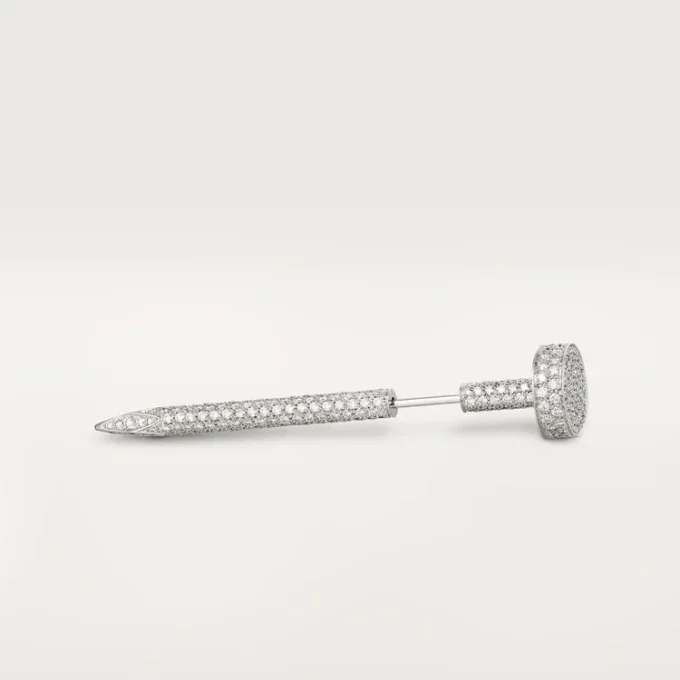 Juste Un Clou Tie Pin – White Gold and Diamonds – Cartier