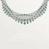 Le Voyage Recommence Necklace, Emerald, Paved Le Voyage Recommence Necklace, Emerald, Paved