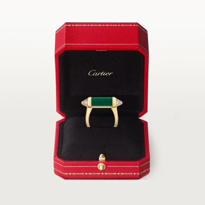 Les Berlingots De Cartier Ring, Semi-Paved Les Berlingots De Cartier Ring, Semi-Paved