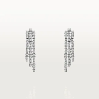 Lignes Essentielles Earrings, Brilliant-Cut Diamonds