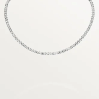 Lignes Essentielles Necklace, Brilliant-Cut Diamonds