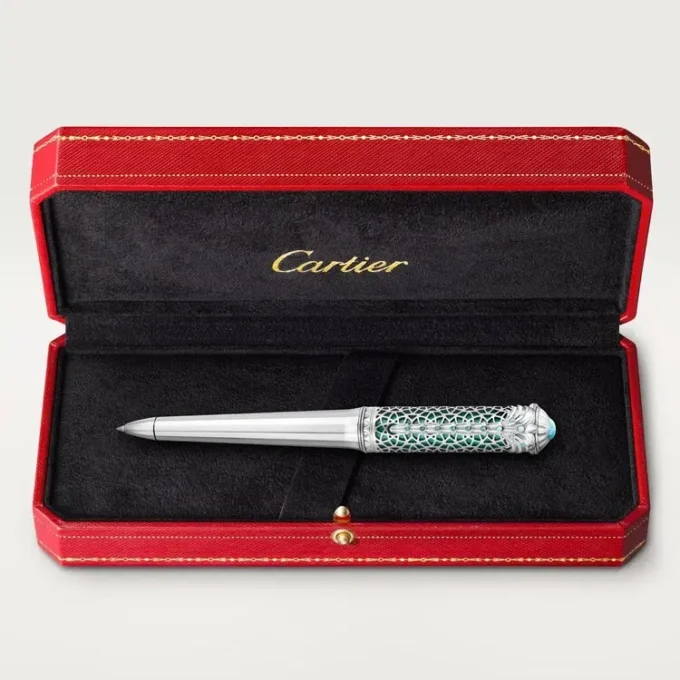 Limited Edition Ballpoint Pen with Palm Tree Motif
