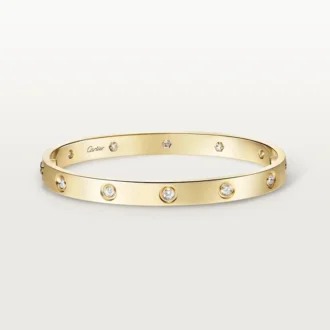 love bracelet classic model 10 diamonds 1 1 330x330 - Love Bracelet, Classic Model,10 Diamonds