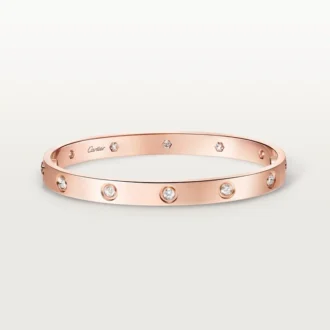 love bracelet classic model 10 diamonds 1 330x330 - Love Bracelet, Classic Model,10 Diamonds
