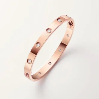 love bracelet classic model 10 diamonds 2 330x330 - Love Bracelet, Classic Model,10 Diamonds