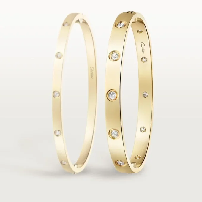 Love Bracelet, Classic Model,10 Diamonds Love Bracelet, Classic Model,10 Diamonds