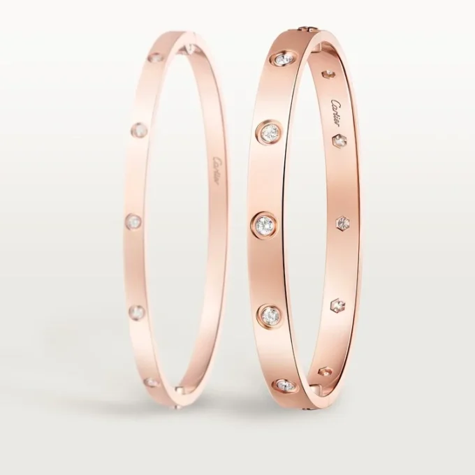 Love Bracelet, Classic Model,10 Diamonds Love Bracelet, Classic Model,10 Diamonds