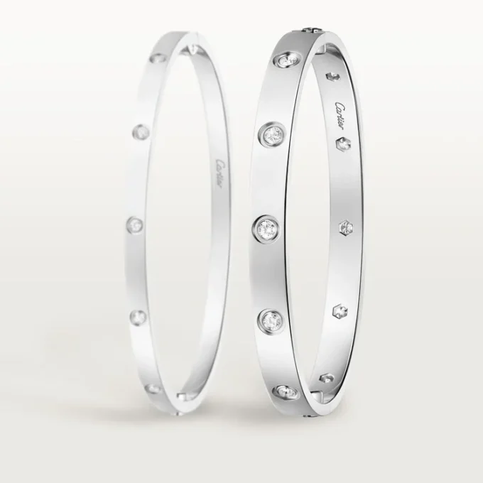 Love Bracelet, Classic Model,10 Diamonds Love Bracelet, Classic Model,10 Diamonds