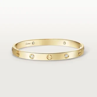 Love Bracelet, Classic Model, 4 Diamonds