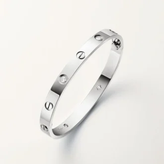 Love Bracelet, Classic Model, 4 Diamonds