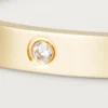 Love Bracelet, Classic Model, 4 Diamonds Love Bracelet, Classic Model, 4 Diamonds