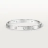 Love Bracelet, Classic Model, Brushed, 4 Diamonds Love Bracelet, Classic Model, Brushed, 4 Diamonds