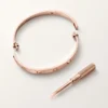 Love Bracelet, Classic Model, Brushed, 4 Diamonds Love Bracelet, Classic Model, Brushed, 4 Diamonds