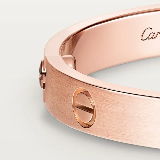 Love Bracelet, Classic Model, Brushed, 4 Diamonds Love Bracelet, Classic Model, Brushed, 4 Diamonds