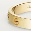 Love Bracelet, Classic Model, Brushed, 4 Diamonds Love Bracelet, Classic Model, Brushed, 4 Diamonds