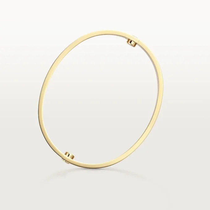 Love Bracelet, Classic Model, Brushed, 4 Diamonds Love Bracelet, Classic Model, Brushed, 4 Diamonds