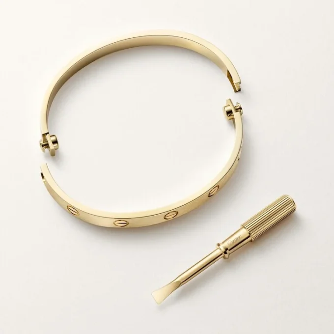 Love Bracelet, Classic Model, Brushed Love Bracelet, Classic Model, Brushed