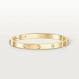 Love Bracelet, Medium Model, 4 Diamonds