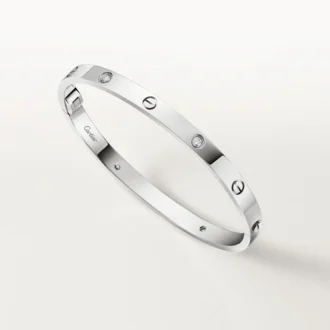 Love Bracelet, Medium Model, 4 Diamonds
