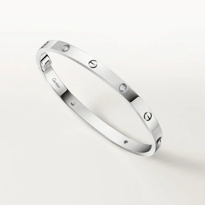 Love Bracelet, Medium Model, 4 Diamonds Love Bracelet, Medium Model, 4 Diamonds