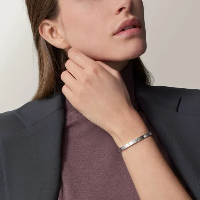 Love Bracelet, Medium Model, 4 Diamonds Love Bracelet, Medium Model, 4 Diamonds