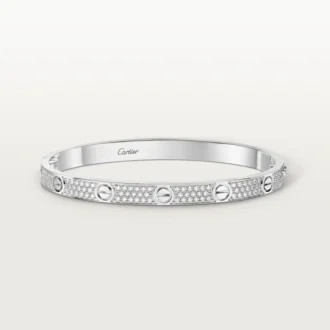 Love Bracelet, Medium Model, Paved