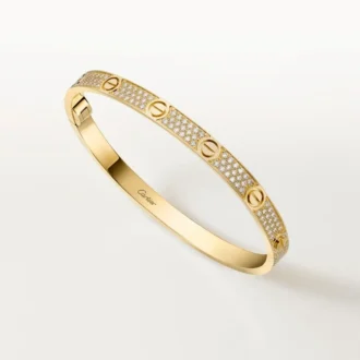 Love Bracelet, Medium Model, Paved