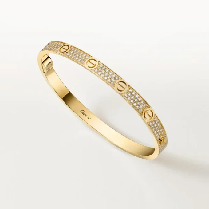 Love Bracelet, Medium Model, Paved Love Bracelet, Medium Model, Paved
