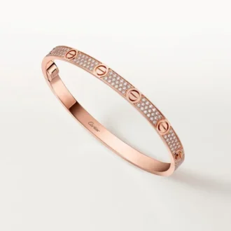 Love Bracelet, Medium Model, Paved