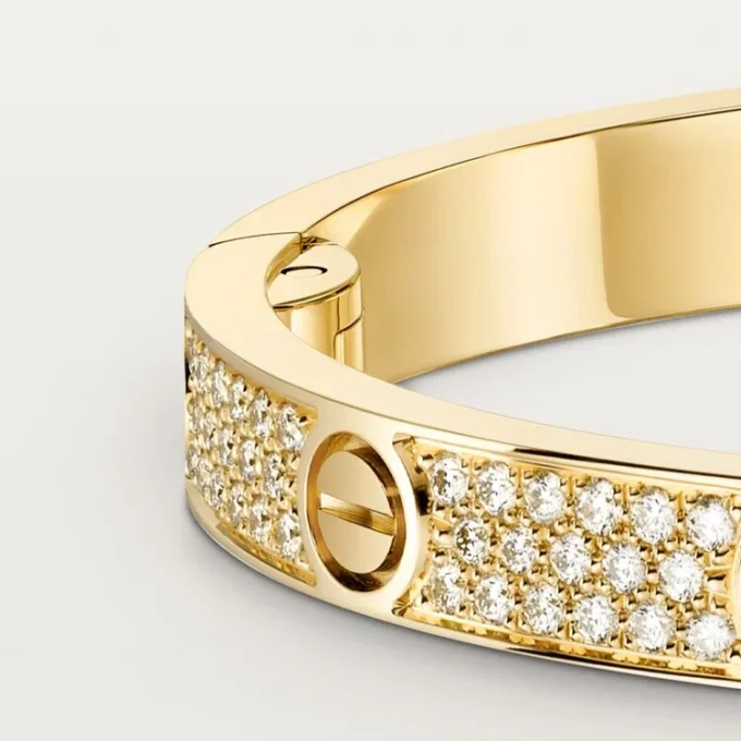 Love Bracelet, Medium Model, Paved Love Bracelet, Medium Model, Paved