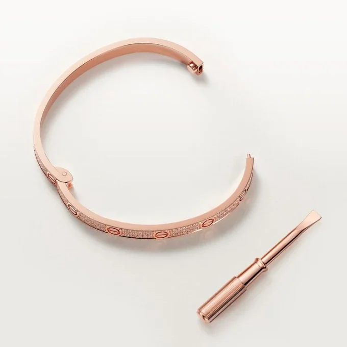 Love Bracelet, Medium Model, Paved Love Bracelet, Medium Model, Paved