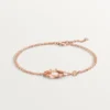 Love Bracelet, on Chain, 2 Diamonds Love Bracelet, on Chain, 2 Diamonds