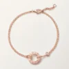 Love Bracelet, on Chain, 2 Diamonds Love Bracelet, on Chain, 2 Diamonds