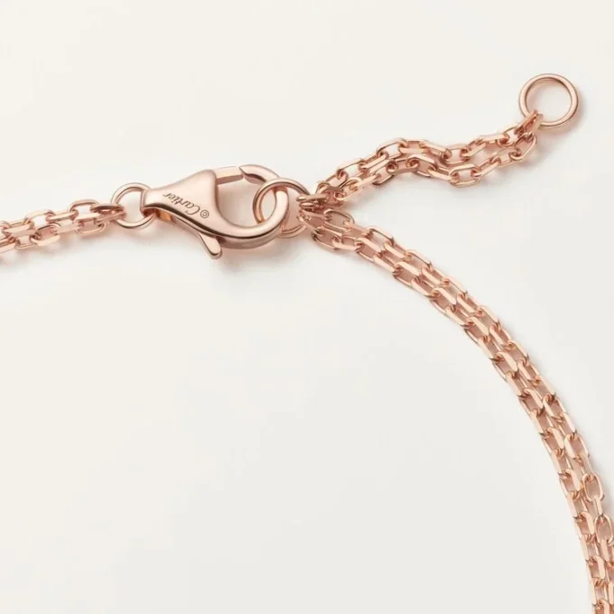 Love Bracelet, on Chain, 2 Diamonds Love Bracelet, on Chain, 2 Diamonds