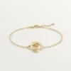 Love Bracelet, on Chain, Paved Love Bracelet, on Chain, Paved