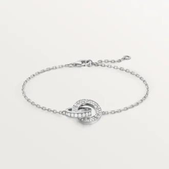 Love Bracelet, on Chain, Paved