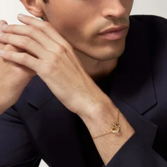 Love Bracelet, on Chain, Paved