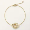 Love Bracelet, on Chain, Paved Love Bracelet, on Chain, Paved