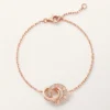 Love Bracelet, on Chain, Paved Love Bracelet, on Chain, Paved