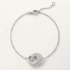 Love Bracelet, on Chain, Paved Love Bracelet, on Chain, Paved