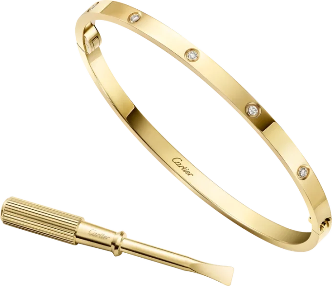 Love Bracelet, Small Model, 10 Diamonds Love Bracelet, Small Model, 10 Diamonds
